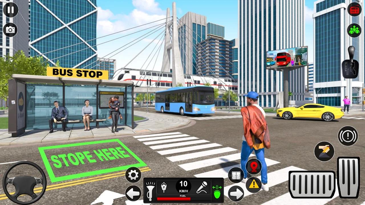 长途汽车巴士驾驶游戏安卓版(City Bus Transport Simulator)图2: