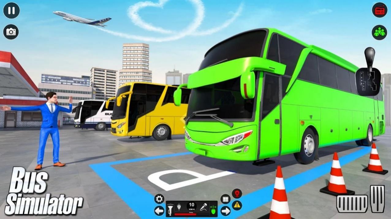 城市公共汽车交通模拟器游戏安卓版截图2: