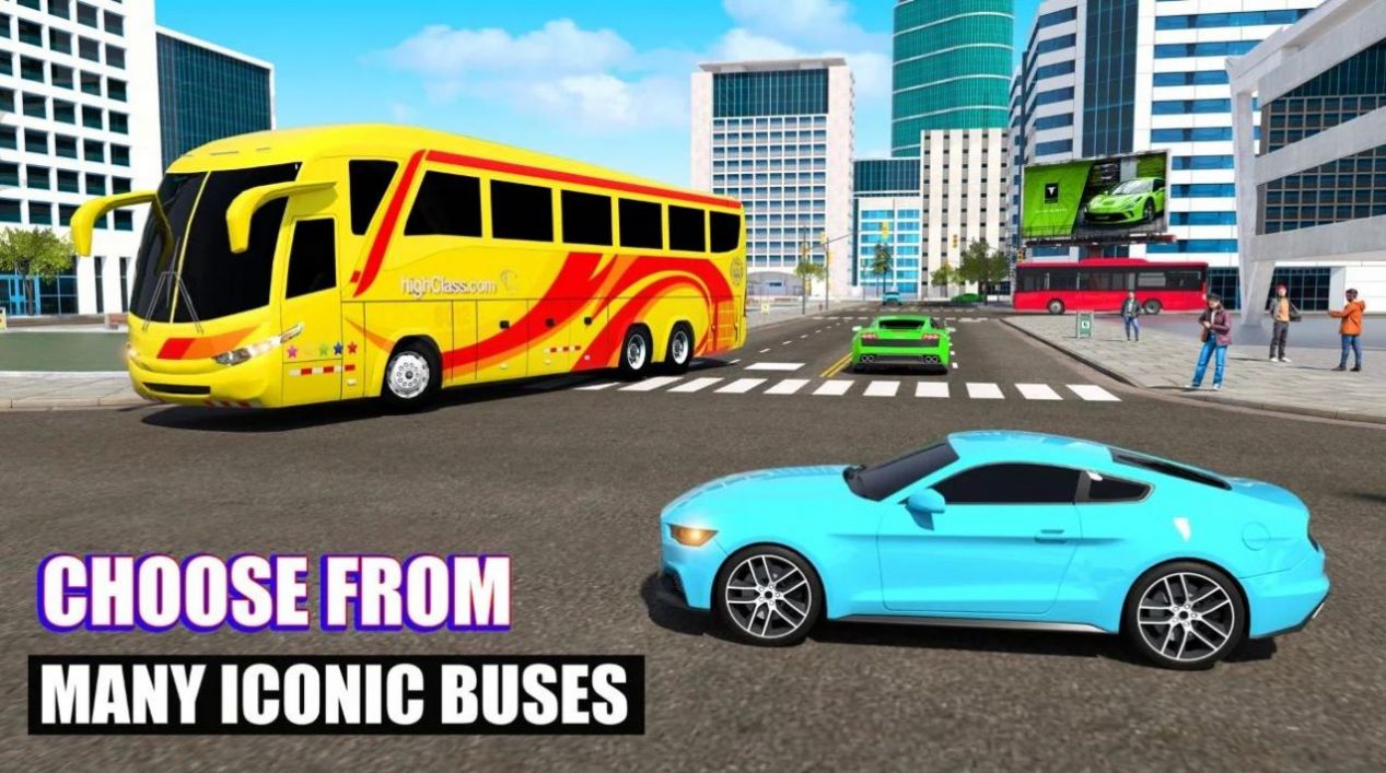 城市公共汽车交通模拟器游戏安卓版截图4:
