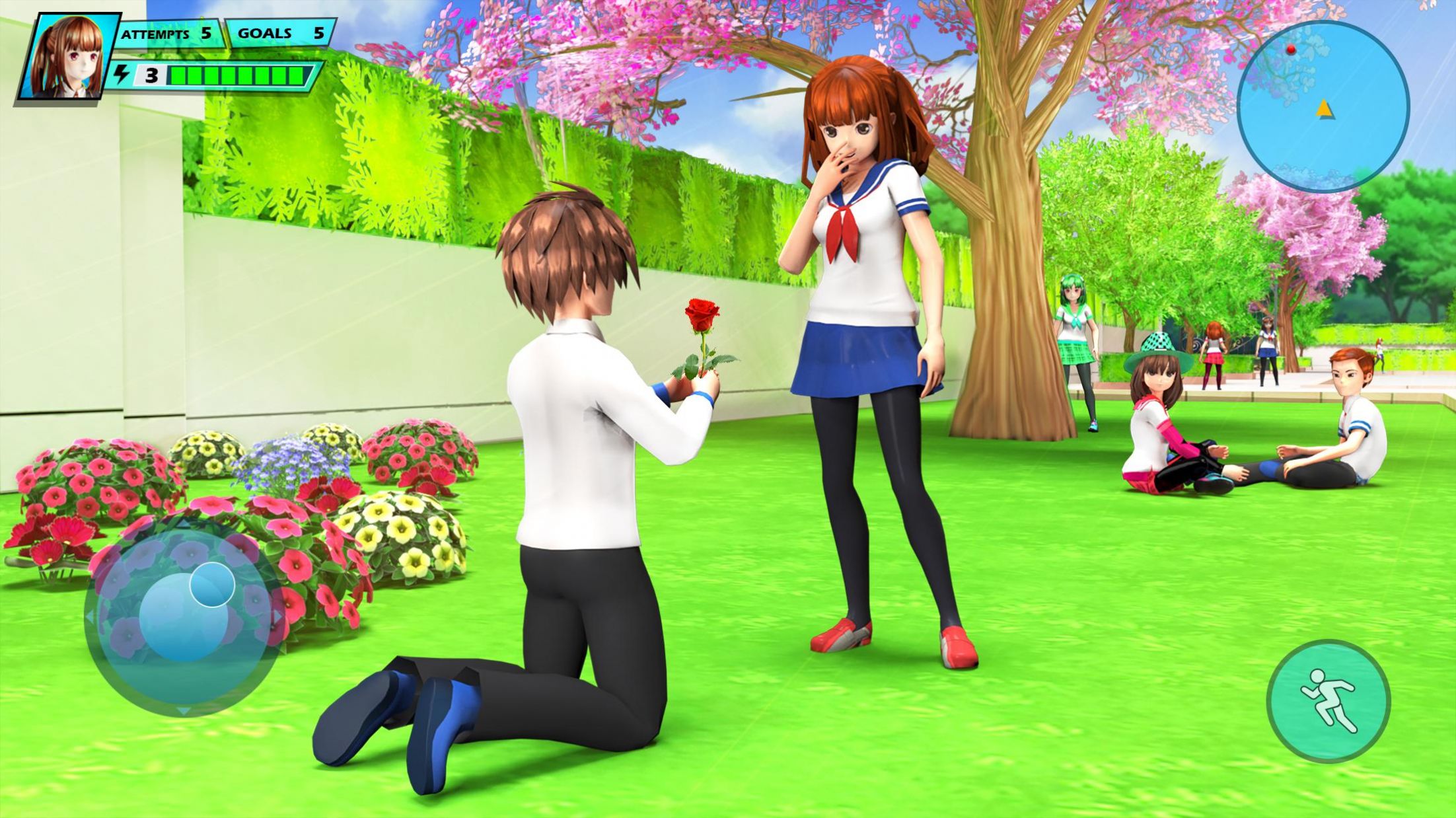 动漫校园爱情生活游戏安卓版（Anime Girl）图2:
