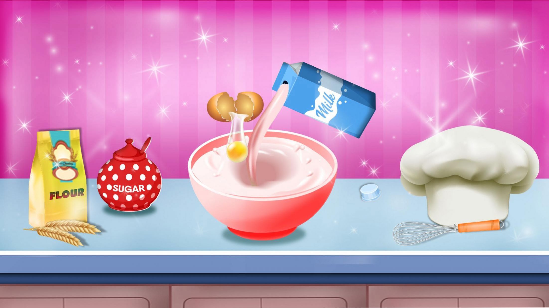 女孩蛋糕烘焙店游戏中文版（Cake Baking Games for Girls）图1: