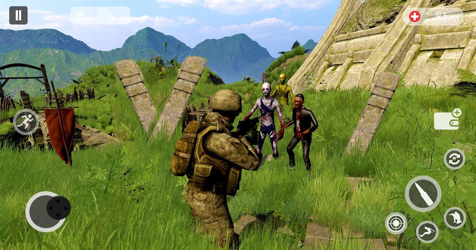 僵尸猎人生存战争游戏安卓版图片1