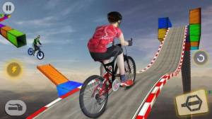 鲁莽的自行车骑手特技游戏图3