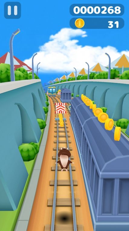 松鼠地铁跑酷游戏安卓版（Squirrel Dash）图1: