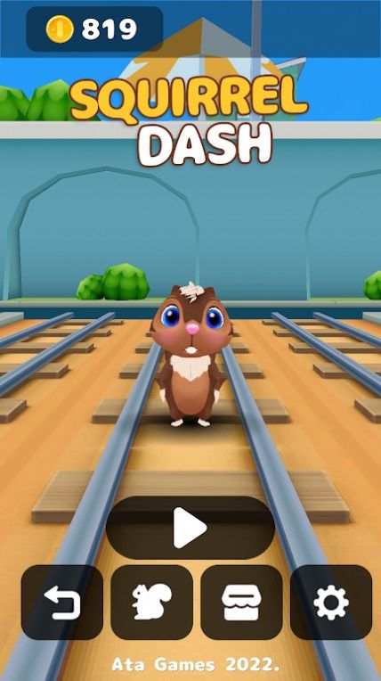 松鼠地铁跑酷游戏安卓版（Squirrel Dash）截图3: