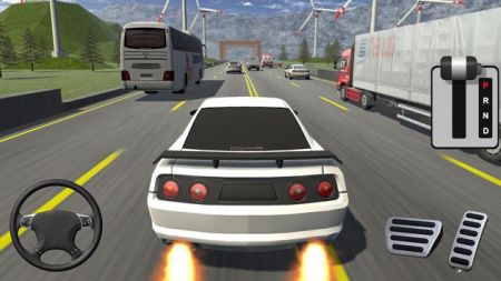 交通汽车特技游戏官方安卓版（Traffic Car Stunt）图2: