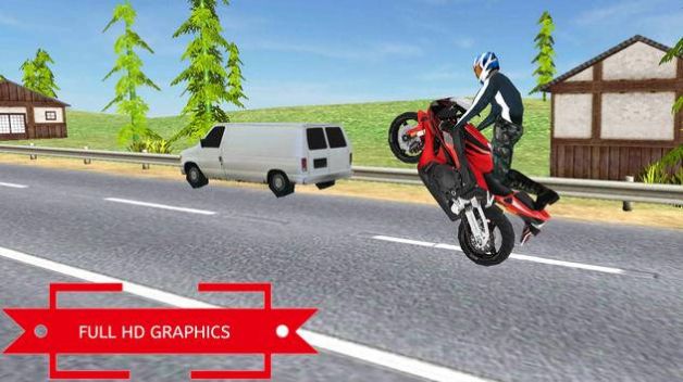 公路交通自行车赛游戏安卓版（Highway Traffic Bike Racer）图2: