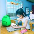虚拟高中女生学校模拟器3D游戏中文手机版