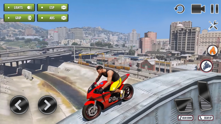 摩托车赛车模拟器3D游戏官方版图1: