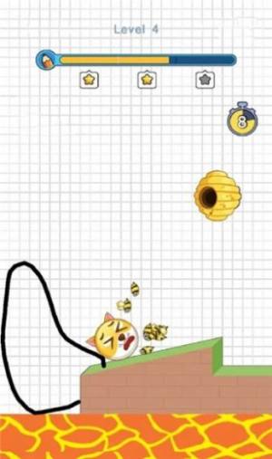 画线防止蜜蜂蜇的游戏图1