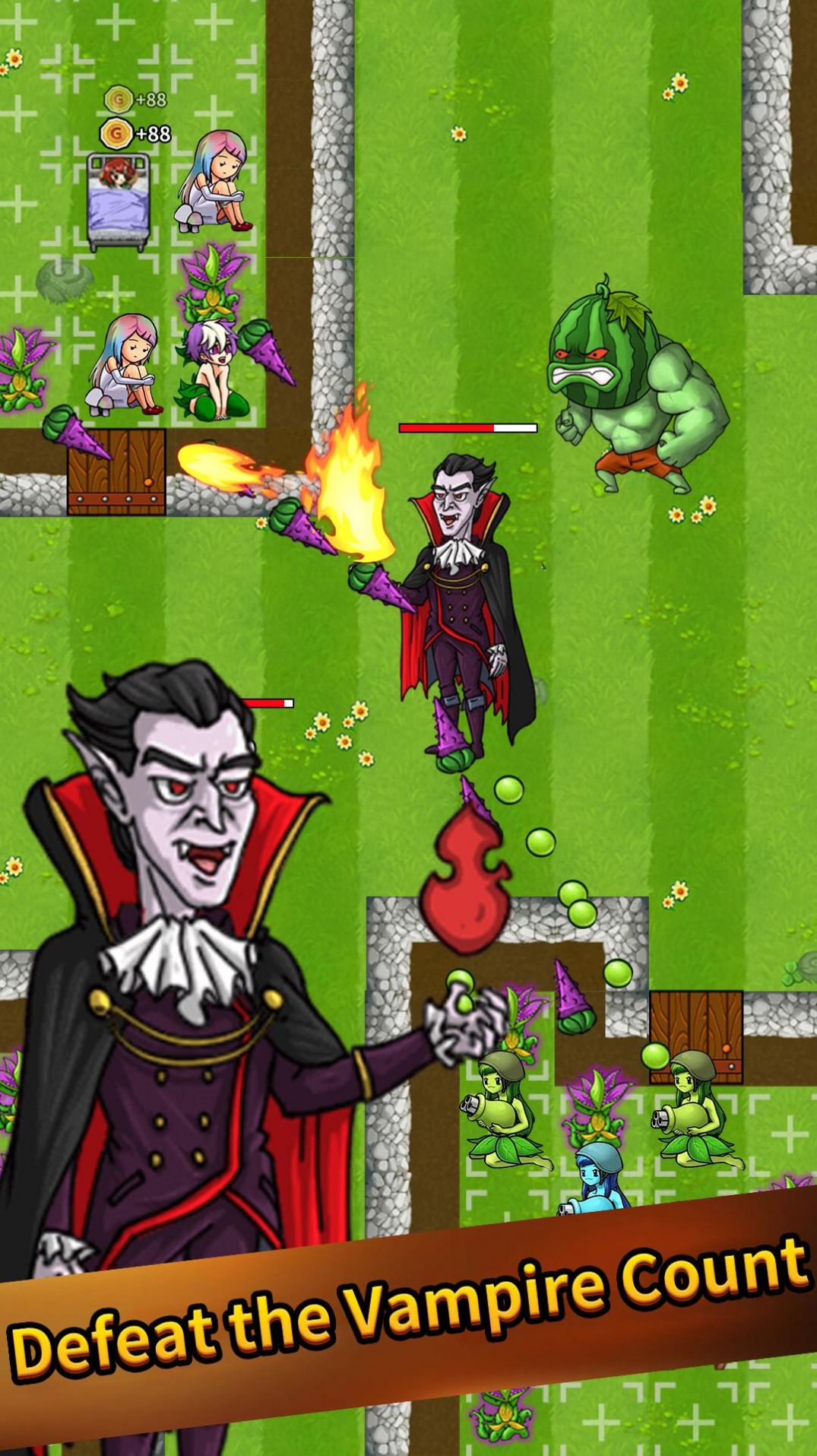 植物防御吸血鬼战争游戏官方版图1: