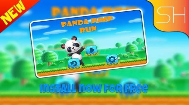 熊猫跳跃跑酷游戏手机版（panda jump run）图片1
