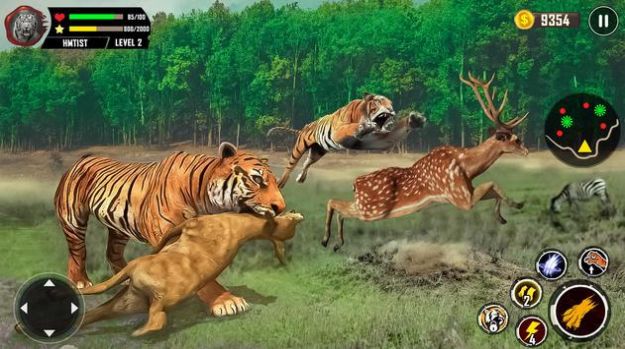 荒野老虎家庭模拟器游戏下载安装（Wild Tiger Family Simulator ）图4: