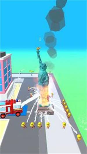 消防员快跑拯救城市游戏图1