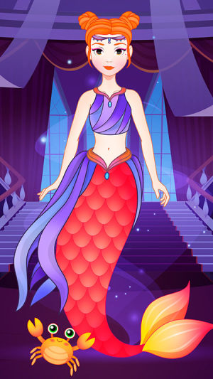 美人鱼公主化妆沙龙游戏图2