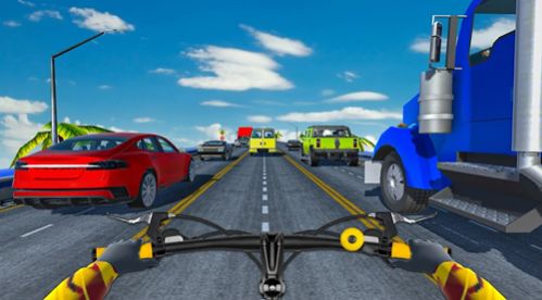 疯狂的交通自行车骑士3D游戏安卓版下载图2: