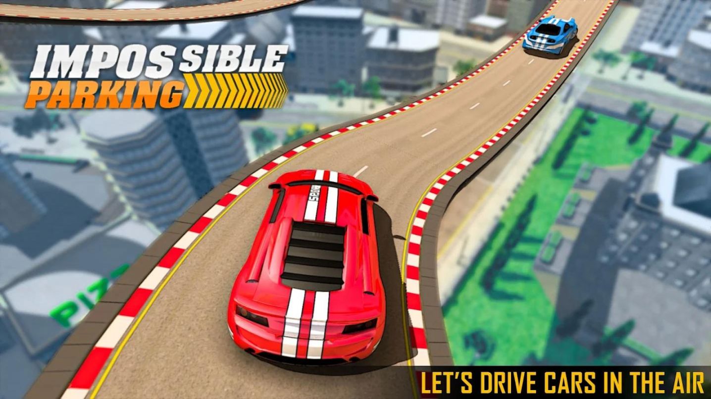 汽车特技城市屋顶司机游戏最新版图3: