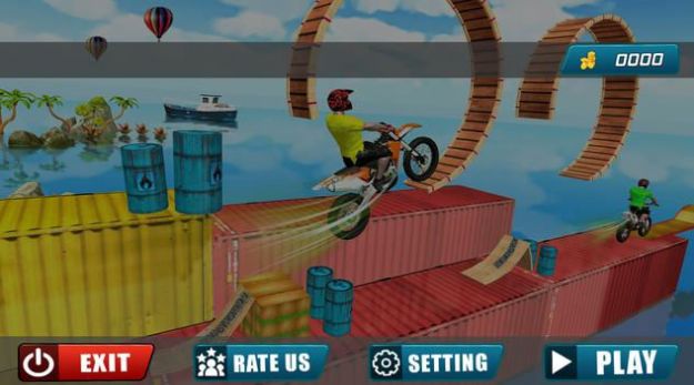 大型自行车特技比赛游戏最新版（Mega Bike Stunt Racing）2