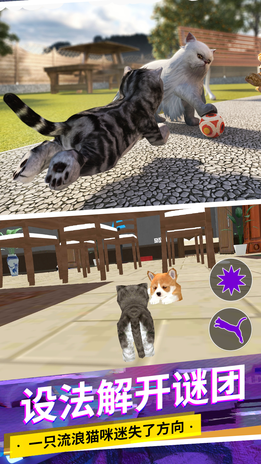 猫咪城市模拟游戏官方手机版图片1
