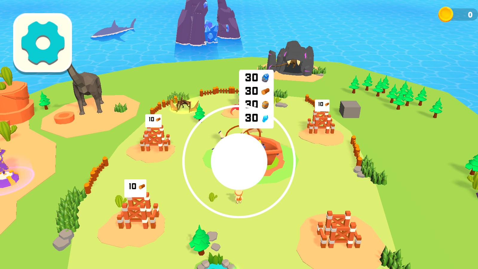 工艺木材恐龙岛游戏安卓版（Craft Lumber: Dino Island）图1: