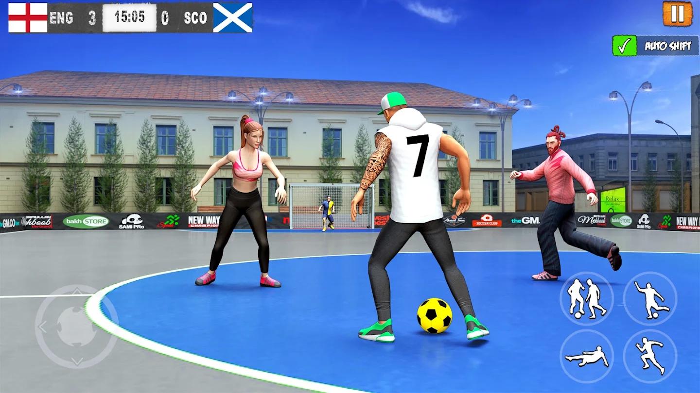 五人制足球比赛游戏安卓版（Street Futsal）图3: