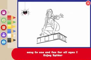 蜘蛛涂色书英雄游戏安卓版图片1