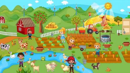 假装玩农庄生活游戏安卓版下载（Pretend Play Village Life）图1: