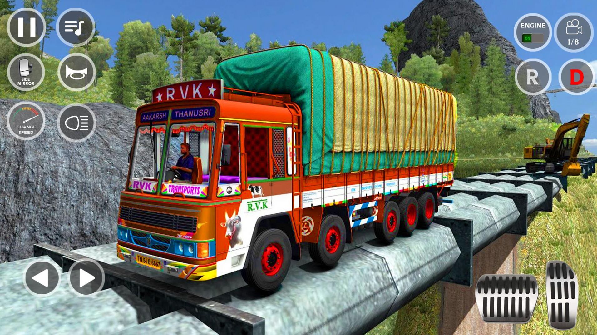 欧洲货物卡车驾驶模拟器游戏安卓版（Indian Truck Simulator Game）图1: