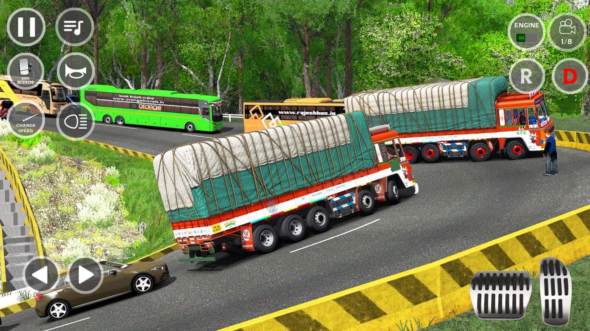 欧洲货物卡车驾驶模拟器游戏安卓版（Indian Truck Simulator Game）图3: