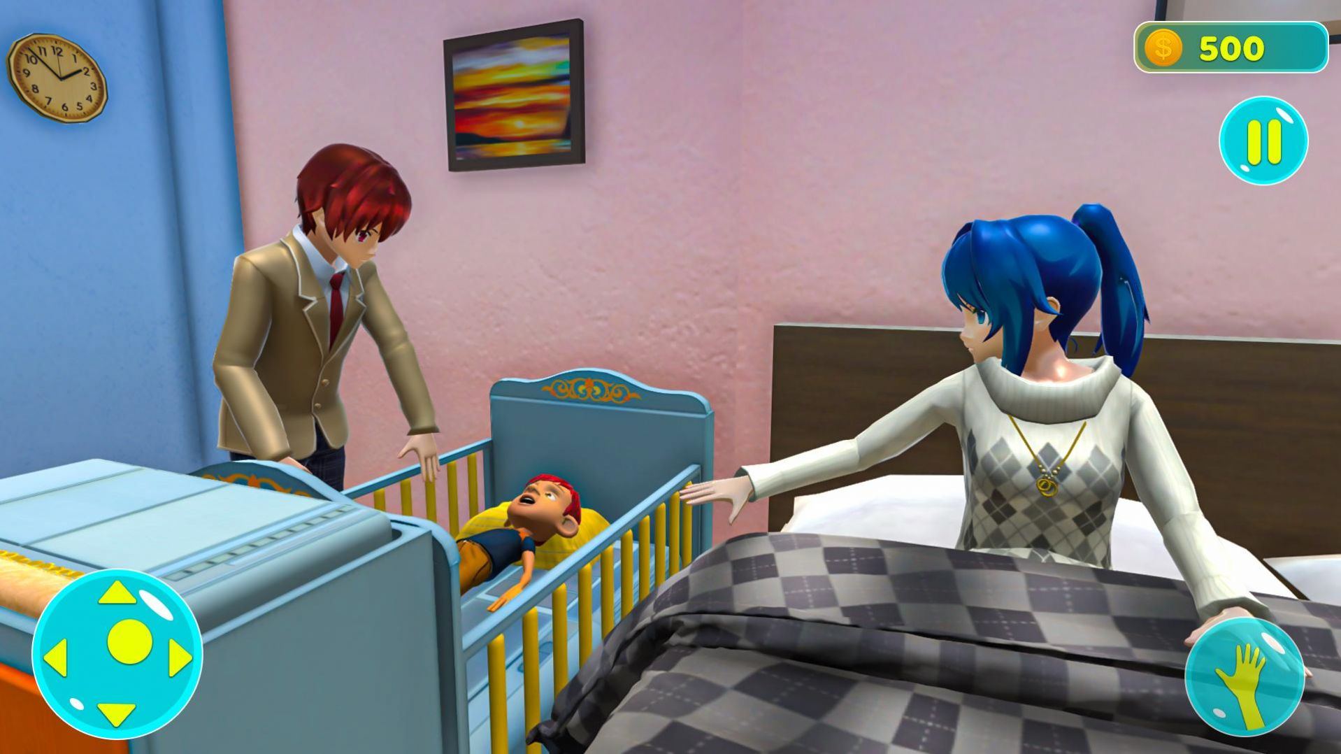 动漫怀孕模拟器生孩子游戏官方版图2: