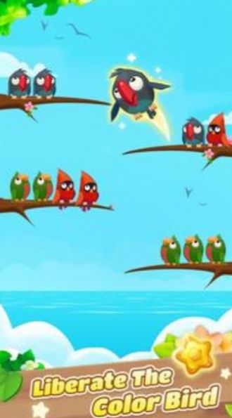 彩色鸟排序游戏手机版（Color Bird Sort）图片1