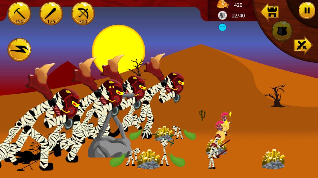 火柴人战争僵尸大战游戏安卓版（Stick Battle Zombie War）图3: