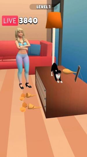 搞笑猫3D游戏手机版（Funny Cat 3D）图片1