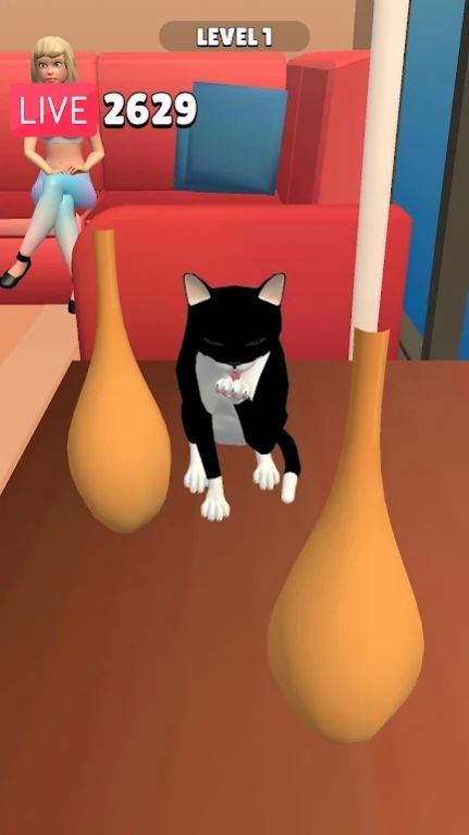 搞笑猫3D游戏手机版（Funny Cat 3D）图4: