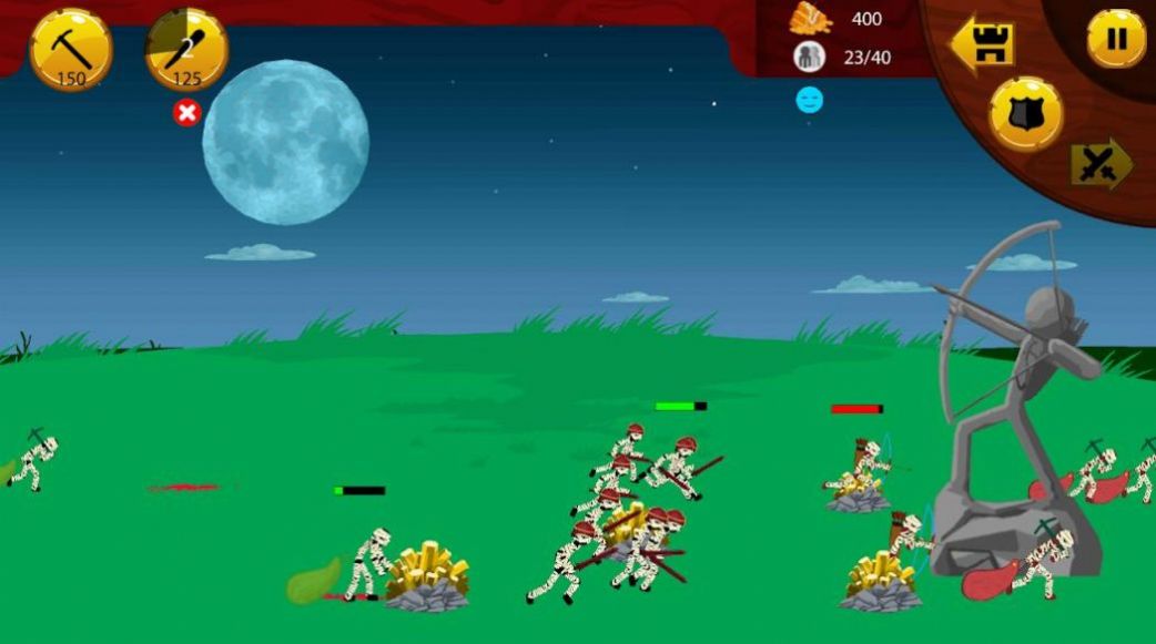 火柴人勇士僵尸战斗游戏手机版（Stick Battle Zombie War）图片1