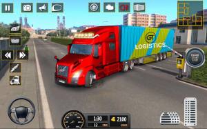 真实卡车司机模拟驾驶游戏图1
