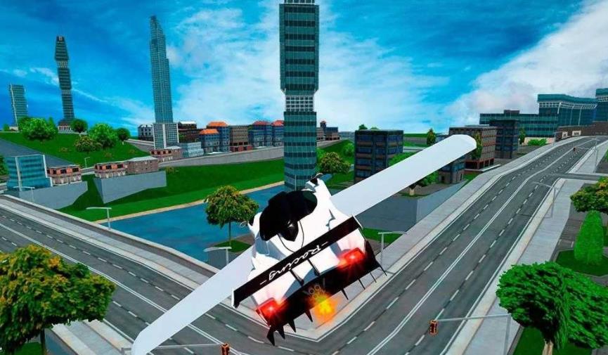 飞行汽车真实驾驶游戏中文版（Flying Car Real Driving）图3: