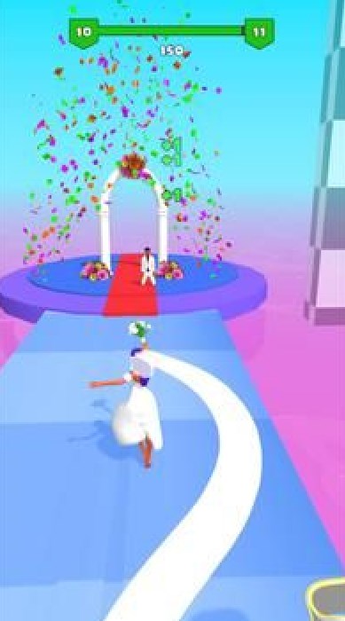新娘跑步3D游戏安卓最新版（BridalRun3D）图片1