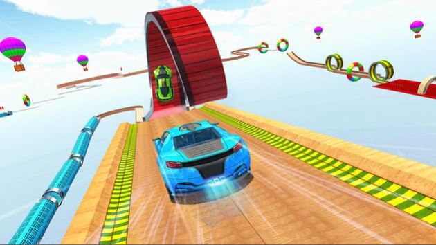 汽车特技坡道赛车游戏官方手机版图片1