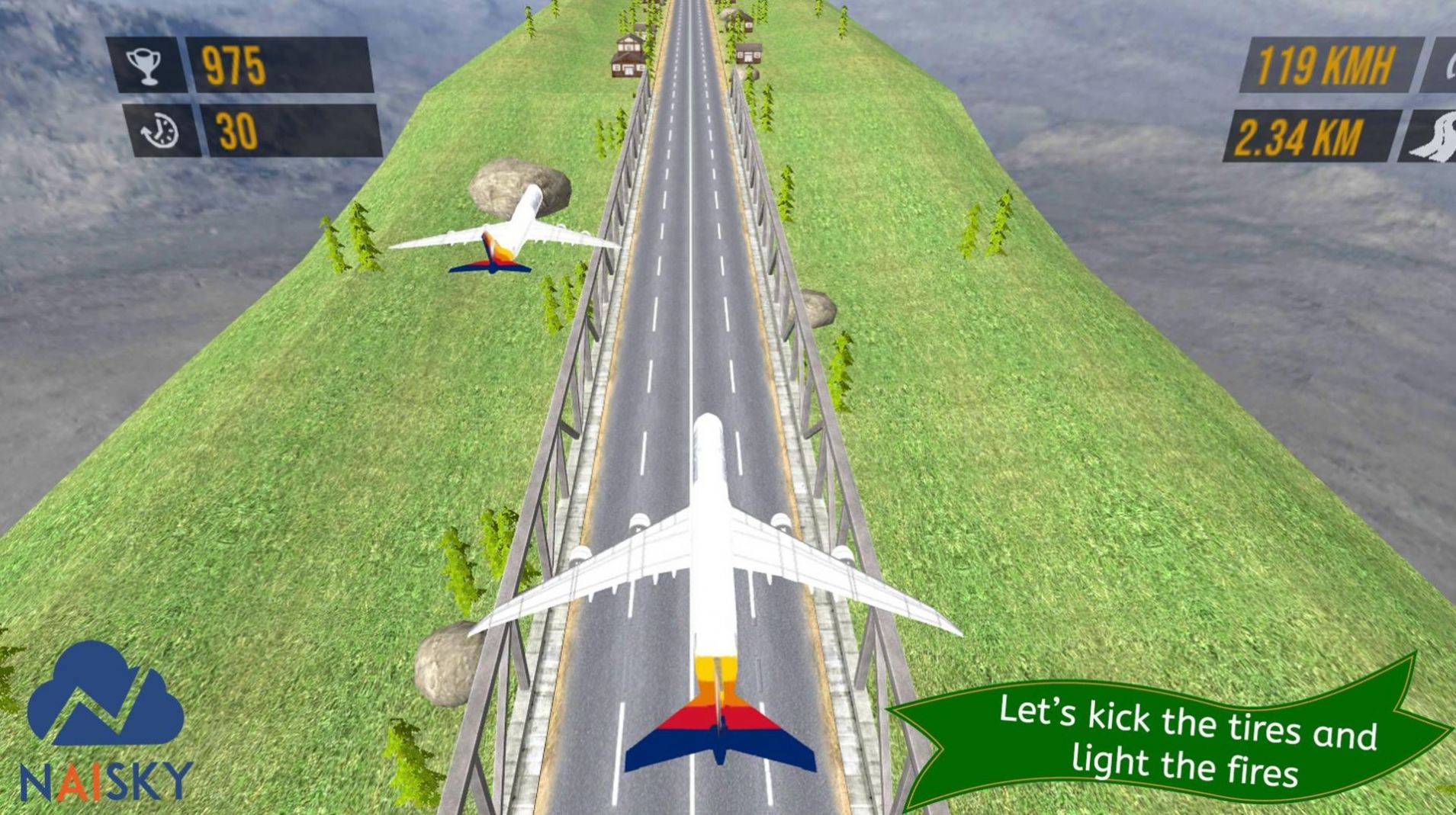 VR空客飞机驾驶模拟游戏手机版（VR Flight Air Plane Racer）图3: