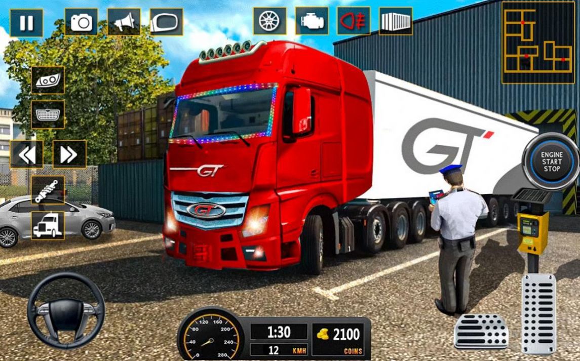 卡车驾驶停车模拟3D游戏官方版（Truck parking game）图1: