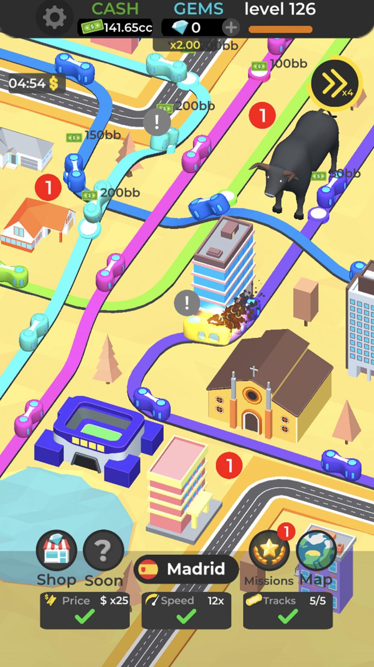 地铁大亨模拟器游戏中文版（Subway Idle 3D ）图1: