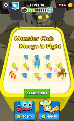 怪物俱乐部合并与战斗游戏图2