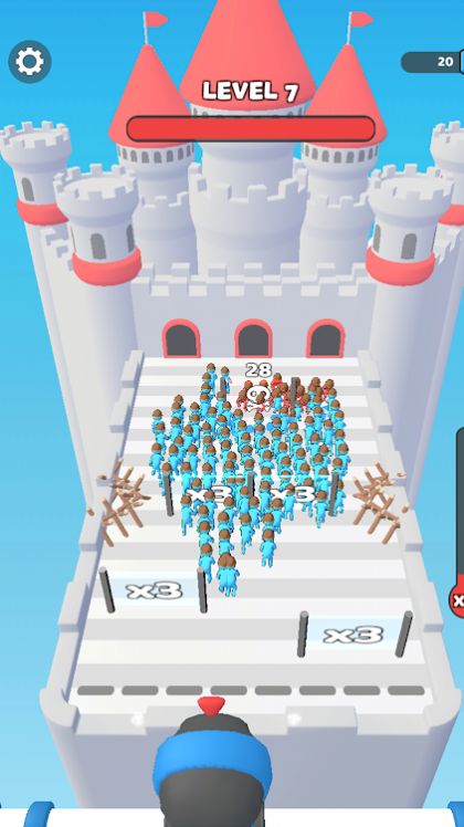 大规模城堡袭击游戏手机版（Massive Castle Attack）图2: