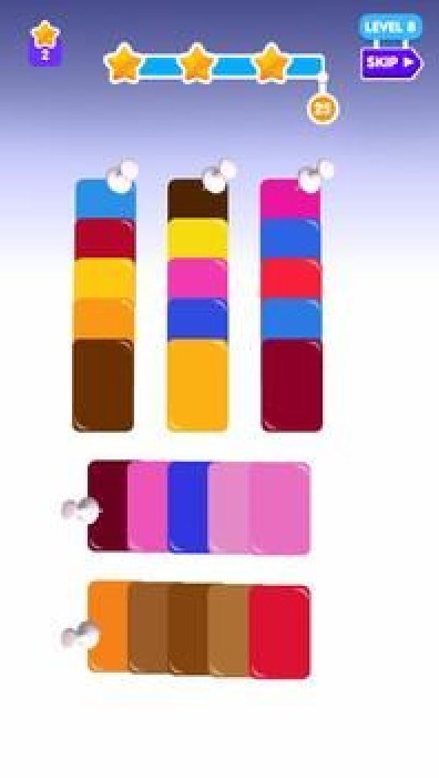 颜色排序堆栈游戏官方版（Color Sort Stack）图2: