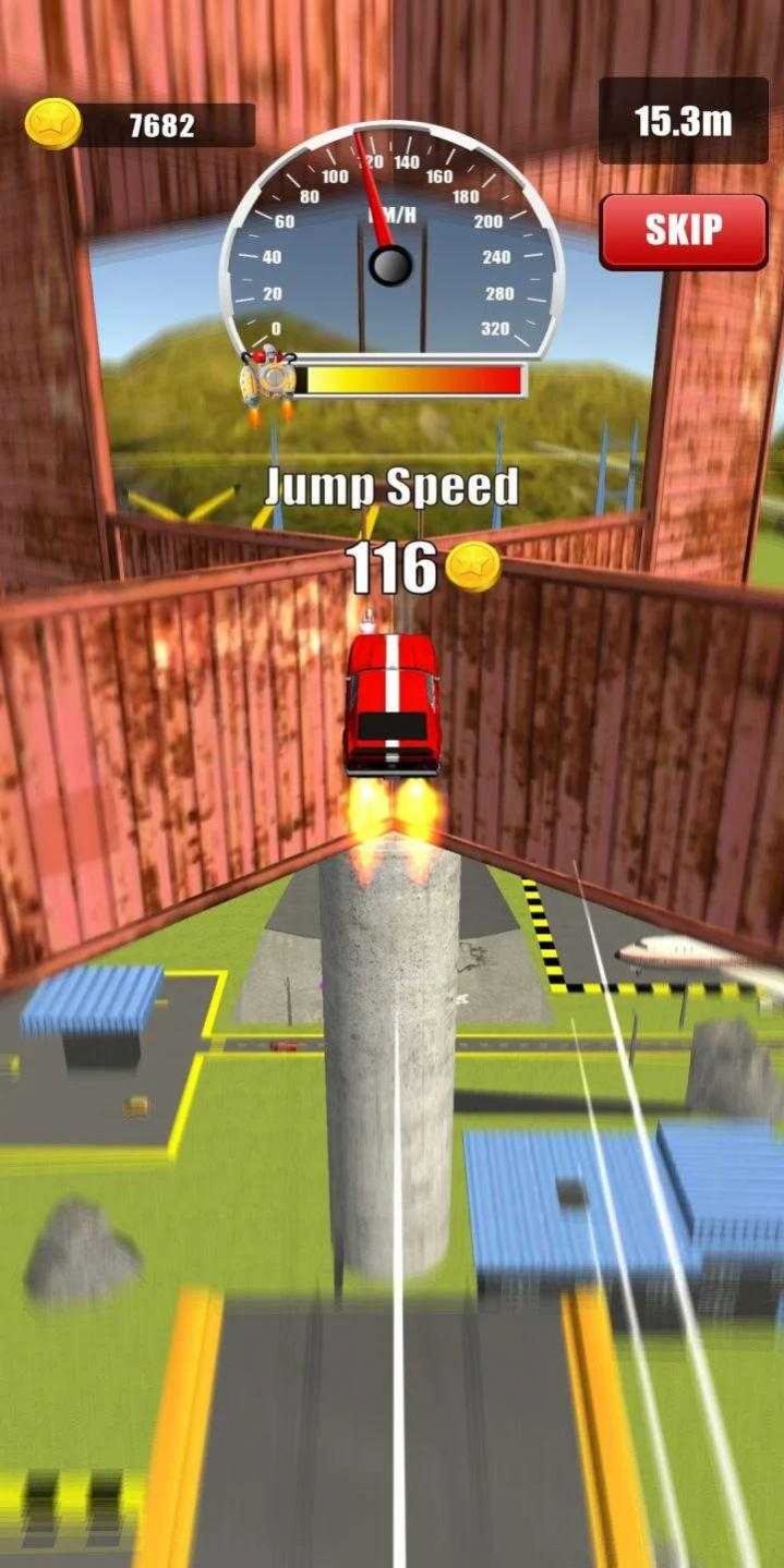 超级汽车飞跃游戏官方安卓版（Super Car Jumping）图片1