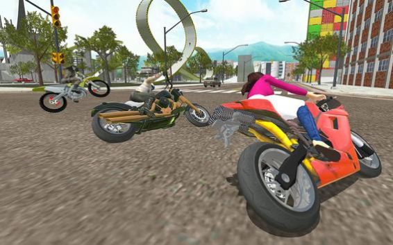 摩托车极速驾驶模拟器游戏中文手机版1