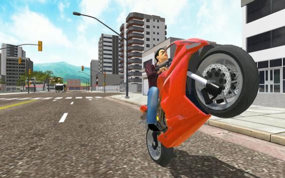 摩托车极速驾驶模拟器游戏中文手机版图1: