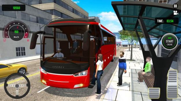 客车司机模拟器3D游戏最新版（Coach Bus Driver Simulator 3D）图1: