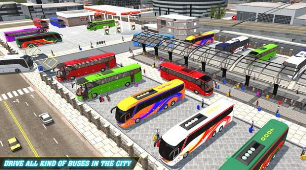 客车司机模拟器3D游戏最新版（Coach Bus Driver Simulator 3D）图2: